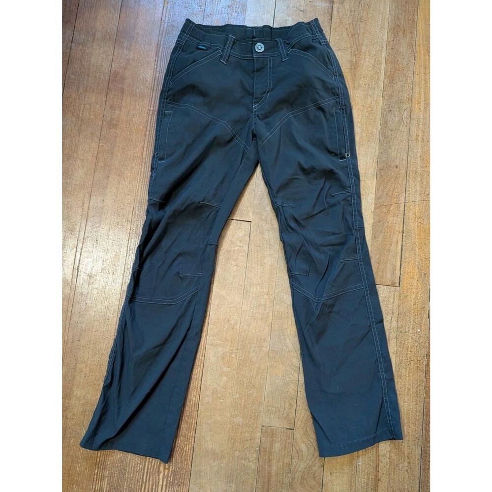 KUHL Renegade Boys Pants Size S 7/8 Gray Hiking Outdoor Stretch